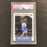 2015-16 NBA Hoops #214 Will Barton Signed Card AUTO 10 PSA Slabbed Nuggets