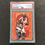 1995 Hardwood Leader #14 Glen Rice Signed Card AUTO 10 PSA Slabbed Heat