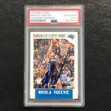 2015-16 NBA Hoops #116 Nikola Vucevic Signed Card AUTO PSA Slabbed Magic