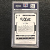 2015-16 NBA Hoops #116 Nikola Vucevic Signed Card AUTO PSA Slabbed Magic