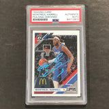 2019-20 Optic Panini #40 Montrezl Harrell Signed Card PSA Slabbed Clippers