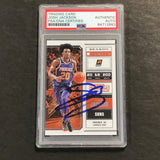 2017-18 Panini Contenders Season Tickets #29 Josh Jackson Signed Card AUTO PSA Slabbed Suns