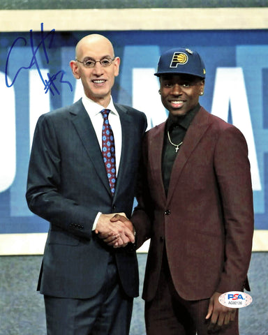 Aaron Holiday Signed 8x10 photo PSA/DNA Indiana Pacers Autographed