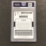 2015-2016 NBA Hoops #134 Markieff Morris Signed Card AUTO PSA Slabbed Suns
