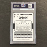 2015-2016 NBA Hoops #134 Markieff Morris Signed Card AUTO PSA Slabbed Suns