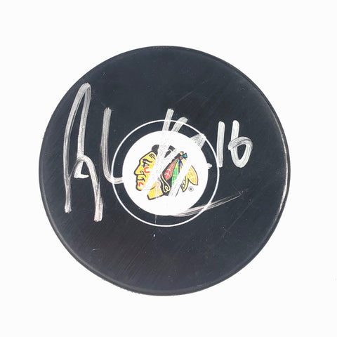 JUJHAR KHAIRA signed Hockey Puck PSA/DNA Chicago Blackhawks Autographed