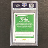 2020-21 Donruss Panini #30 Dwight Powell Card PSA Slabbed Mavericks