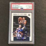 2015-16 NBA HOOPS #150 Trey Burke Signed Card PSA Slabbed Jazz