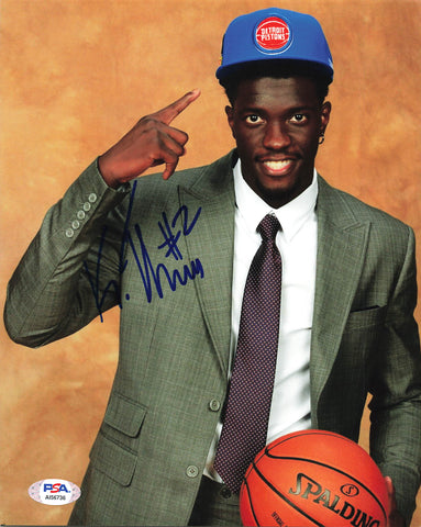 KHYRI THOMAS signed 8x10 photo PSA/DNA Detroit Pistons Autographed