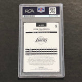 2016-17 NBA Hoops #201 Jose Calderon Signed Card PSA Slabbed Lakers