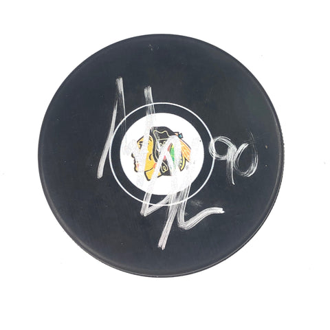 TYLER JOHNSON signed Hockey Puck PSA/DNA Chicago Blackhawks Autographed