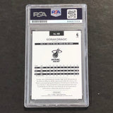 2016-17 NBA Hoops #48 Goran Dragic Signed Card PSA/DNA Slabbed Heat