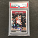 2017-18 NBA Hoops #67 Goran Dragic Signed Card AUTO PSA/DNA Slabbed Heat