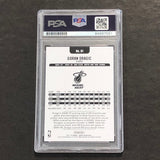 2017-18 NBA Hoops #67 Goran Dragic Signed Card AUTO PSA/DNA Slabbed Heat