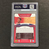 2007-08 Upper Deck Basketball #4 Aaron Brooks Signed Card AUTO PSA Slabbed RC Rockets