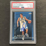 2000 Topps Chrome #K5 Wally Szczerbiak Signed Card AUTO PSA Slabbed Minnesota Timberwolves