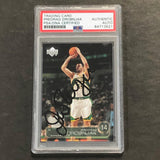 2002-03 Upper Deck #161 Predrag Drobnajak Signed Card PSA Slabbed Sonics