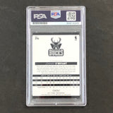 2014-15 NBA Hoops #290 Johnny O'Bryant Signed Card AUTO 10 PSA/DNA Slabbed RC Bucks