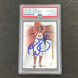 2008-09 SP Authentic #21 Richard Jefferson Signed Card AUTO PSA/DNA Slabbed Bucks