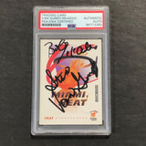 1992 Skybox #364 Stan Van Gundy Bob McADOO Signed Card PSA Slabbed Heat