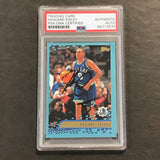 2000-01 Topps #26 Howard Eisley Signed Card PSA Slabbed Mavericks