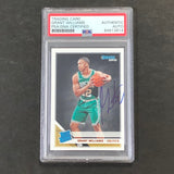 2019-20 Panini-Donruss #221 Grant Williams Signed Card AUTO PSA/DNA Slabbed RC Celtics