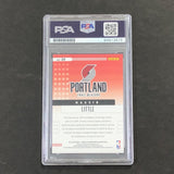 2019-20 Absolute Memorabilia Rookie #20 Nassir Little Signed Rookie Card AUTO PSA Slabbed RC Blazers