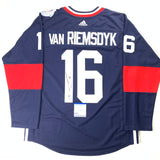 James van Riemsdyk Signed Jersey PSA/DNA COA Team USA Autographed Flyers