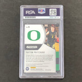 2020-21 Panini Prizm Draft Picks Cracked Red Ice #36 Payton Pritchard Signed Rookie Card AUTO PSA Slabbed RC Oregon