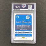 2016 Donruss #77 Dirk Nowitzki Signed AUTO Card PSA/DNA Slabbed Autographed Mavericks