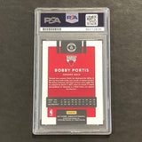 2017-18 Panini Donruss #23 Bobby Portis Signed Card AUTO PSA Slabbed Bulls