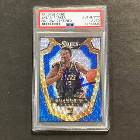 2014-15 Panini Select #144 JABARI PARKER Signed Card AUTO PSA Slabbed RC Bucks
