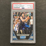 2015-16 Panini Threads #36 Chandler Parsons Signed Card AUTO PSA/DNA Slabbed Mavericks
