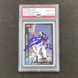 2008-09 Fleer Basketball #113 Julian Wright Signed AUTO 10 PSA Slabbed Hornets