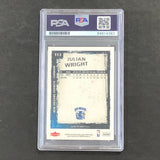 2008-09 Fleer Basketball #113 Julian Wright Signed AUTO 10 PSA Slabbed Hornets