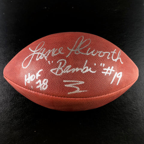 Lance Alworth signed Football PSA/DNA Los Angeles Chargers autographed
