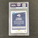 2021-22 Chronicles Donruss Rated Rookie #33 COREY KISPERT Signed Card AUTO 10 PSA Slabbed Gonzaga