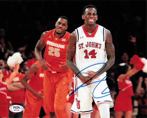 JAKARR SAMPSON signed 8x10 photo PSA/DNA St. Johns Basketball Autographed