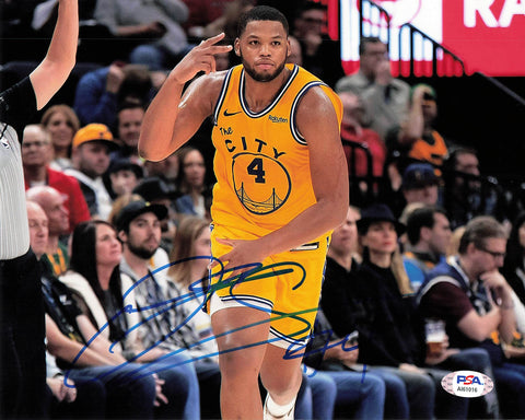 Omari Spellman signed 8x10 photo PSA/DNA Golden State Warriors Autographed