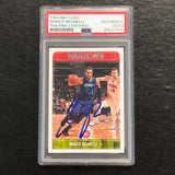 2017-18 NBA Hoops #80 Marco Belinelli Signed Card AUTO PSA Slabbed Hawks