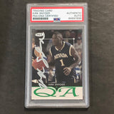 2003-04 HIT #Q16 Kirk Snyder Signed Card AUTO PSA Slabbed Nevada