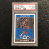 2017-18 NBA Hoops  #283 Wesley Wes Iwundu Signed Card AUTO PSA/DNA Slabbed RC Magic