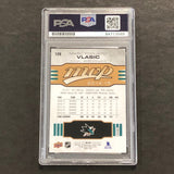 2014-15 Upper Deck MVP #120 Marc-Edouard Vlasic Signed Card PSA slabbed San Jose Sharks