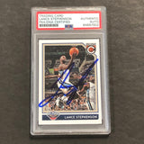 2016-17 Panini Complete #257 Lance Stephenson Signed Card AUTO PSA Slabbed Pelicans
