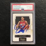 2009-10 Classics Basketball #6 Devin Harris Signed Card AUTO PSA Slabbed Nets