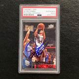 2009-10 Upper Deck Basketball #114 Devin Harris Signed Card AUTO PSA Slabbed Nets