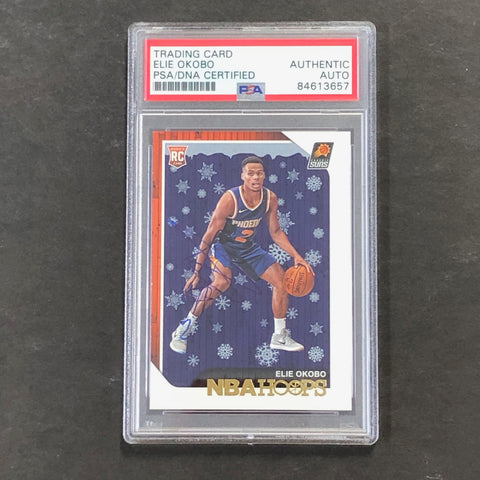 2018-19 NBA Hoops Winter #26 Elie Okobo Signed Rookie Card AUTO PSA Slabbed RC Suns