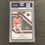 2020-21 Panini Prizm #PE-CCL Chris Clemons Signed Card AUTO PSA Slabbed Rockets