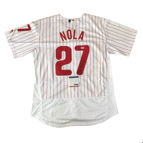 Aaron Nola signed jersey PSA/DNA Philadelphia Phillies Autographed