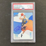 2018-19 PANINI STATUS #160 Grayson Allen Signed Card AUTO PSA/DNA Slabbed Autographed RC Jazz
